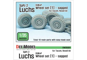 German Luchs 8X8 Dunlxp Sagged Wheel set-1 