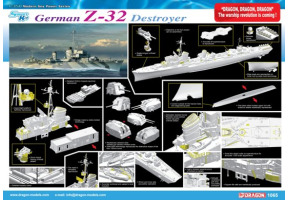 German Z-32 Destroyer - Smart Kit