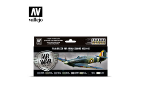 Набір акрилових фарб Кольори FAA (Fleet Air Arm) 1939-1945 (FAA (Fleet Air Arm) colors 1939-1945) 8 шт VAL 71147