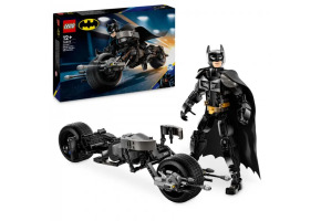 Конструктор LEGO DC Бетмен: Фігурка Бетмена для складання та бетцикла 76273