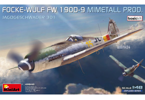 Збірна модель 1/48 Літак Фокке-Вульф FW 190D-9 (компанія Mimetall Jagdgeschwader 301) MiniArt 48040