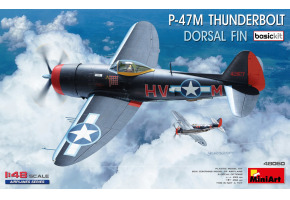 Збірна модель 1/48 Літак P-47M Thunderbolt (верхній кіль) MiniArt 48060