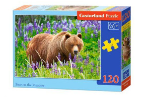 Пазл Bear on the Meadow - Медведь на лугу 120 шт