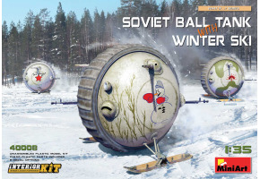 Советский танк Ball с зимними лыжами. Комплект интерьера