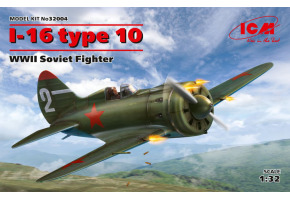 Збірна модель 1/32 Радянський винищувач I-16 тип 10 ICM32004