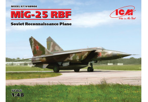 Збірна модель 1/48 Радянського літака-розвідника МіГ-25 ICM48904