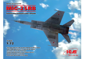 Збірна модель 1/72 Радянський літак-розвідник Mig-25 RB ICM 72173