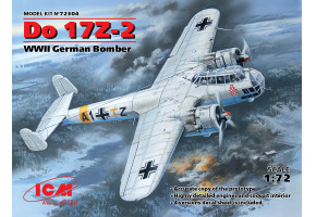 Збірна модель 1/72 Бомбардувальник Dornier Do 17Z-2 ICM 72304