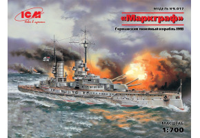“Markgraf” WWI German Battleship (full hull & waterline)
