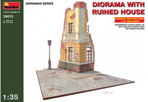 Диорама с разрушенным домом