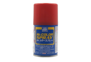 Аерозольна фарба Red / Червоний Mr.Color Spray (100 ml) S3