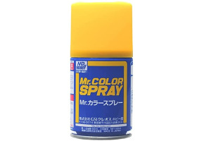 Аерозольна фарба Yellow / Жовтий Mr.Color Spray (100 ml) S4