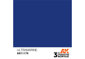 Acrylic paint ULTRAMARINE – STANDARD / ULTRAMARINE AK-interactive AK11179