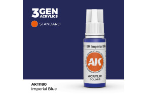 Акрилова фарба IMPERIAL BLUE STANDARD - ІМПЕРАТОРСЬКИЙ СИНІЙ / INK АК-Interactive AK11180