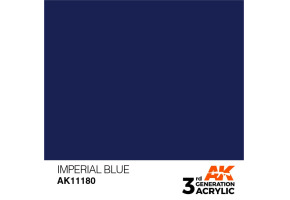 Акрилова фарба IMPERIAL BLUE STANDARD - ІМПЕРАТОРСЬКИЙ СИНІЙ / INK АК-Interactive AK11180