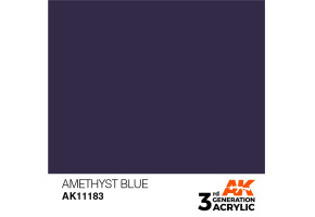 Акриловая краска AMETHYST BLUE STANDARD - АМЕТИСТОВЫЙ СИНИЙ / INK АК-интерактив AK11183