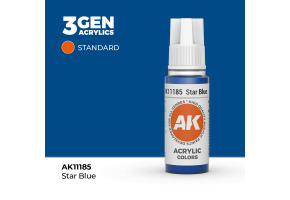 Акрилова фарба STAR BLUE STANDARD - ЗІРКОВИЙ СИНІЙ / INK АК-Interactive AK11185