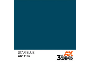 Акрилова фарба STAR BLUE STANDARD - ЗІРКОВИЙ СИНІЙ / INK АК-Interactive AK11185
