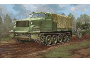 Scale model 1/35 artillery tractor AT-T Trumpeter 09501.