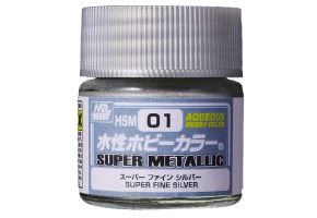 Aqueous Super Metallic - Super Fine Silver / Супер металік срібло HSM01