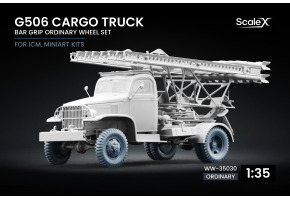 Набір коліс Bar Grip для G506 Cargo Truck від ICM, Miniart ScaleX WW-35030