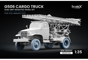Набір коліс (з деформацією) Sure Grip для G506 Cargo Truck від ICM, Miniart ScaleX WW-35031W