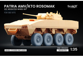 Набір коліс (з деформацією) XZL+ для Patria AMV / KTO Rosomak від IBG ScaleX WM-35042W