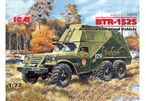 Scale model 1/72 BTR-152S mobile command post ICM 72511