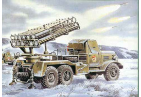 BM-24-12 Multiple Launch Rocket System on ZiL-157 base