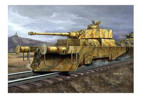 Збірна модель 1/35 Німецька бронеплатформа Panzerjagerwagen vol. 2 Trumpeter 00369
