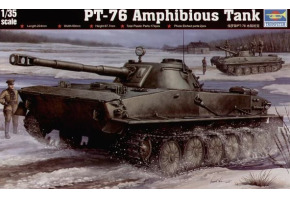 Збірна модель 1/35 Танк-амфібія ПТ-76 Trumpeter 00380