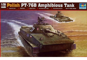 Збірна модель 1/35 Польского танка амфібії PT-76B Trumpeter 00382