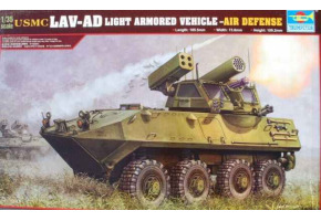 Збірна модель 1/35 Американська ЗРГК LAV-AD Trumpeter 00393