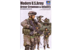 Збірна модель сучасна армія США Armour Crewman & Infantry