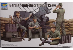 Scale model 1/35 German Anti-Aircraft Gun Crew Trumpeter 00432