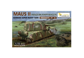 Збірна модель 1/72 Німецький надважкий танк Panzerkampfwagen Maus II Vespid Models VS720006