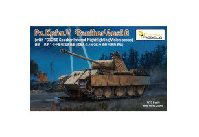 Збірна модель 1/72 Танк Pz.Kpfw.V Пантера Ausf.G (з інфрачервоним прожектором та прицілом F.G.1250) Vespid Models VS720008
