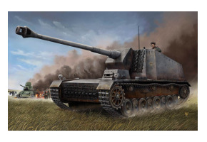 Збірна модель 1/35 Німецький важкий самохідний артилерійський танк Sturer Emil Trumpeter 00350