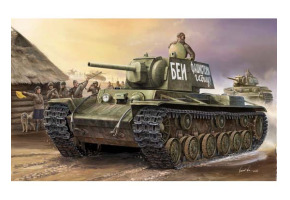 Scale model 1/35 Tank (model 1941) KV-1 “Small Tower” Trumpeter 00356