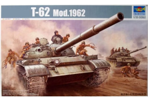 Збірна модель 1/35 Радянський танк Т-62 обр.1962 Trumpeter 00376