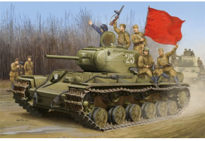 Збірна модель 1/35 Радянський важкий танк КВ-1С Trumpeter 01566