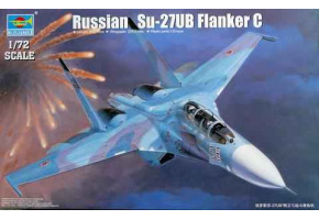 Збірна модель 1/72  Винищувач Su-27UB Flanker C Fighter Trumpeter 01645