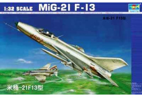 Збірна модель 1/32 Літак МіГ-21 F-13 Trumpeter 02210