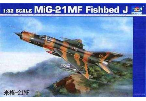 Збірна модель 1/32 Літак МіГ-21МФ Fishbed J Trumpeter 02218