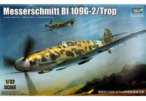 Scale model 1/32 Messerschmitt Bf 109G-2/Trop Trumpeter 02295