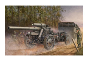 Збірна модель 1/35 Німецька 15-см польова гаубиця sFH 18 Trumpeter 02304