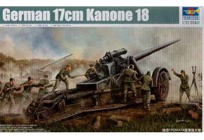 Збірна модель 1/35 Німецька артилерія 17 CM K18 Trumpeter 02313