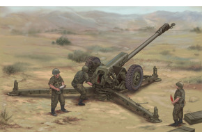 Збірна модель 1/35 Радянська 122-мм гаубиця Д-30 пізньої модифікації Trumpeter 02329