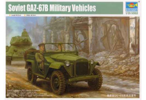 Збірна модель 1/35 Радянський військовий автомобіль ГАЗ-67Б Trumpeter 02346