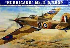 Збірна модель 1/24 Британський літак "Hurricane" Mk.ⅡD/Trop Trumpeter 02417
